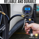 DigitPro Digital Tire Pressure Gauge with Inflator 3-250 PSI