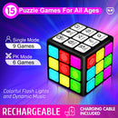 Xinbeiya Rechargeable Handheld Cube with Games, 15 Fun Brain & Memory Games — 2