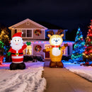 TYBEEU 4ft Inflatable Santa Claus with LEDs, 30s-Auto Blow Up — 6