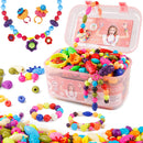 NEXBOX Girls Crafts Jewelry Making Kit for Toddlers - Pop Beads Toys Sets for Little Kids Age 3 4 5 6 Year Old,… — 1