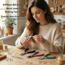 4pcs Mini Jewelry Pliers Tools Set for Jewelry Making & Repair — 3