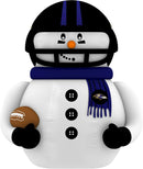 Sporticulture Baltimore Ravens Inflatable Snowman Player – 7 Ft Tall Yard Decoration w/LED Lights | NFL Holiday Football Snowman | Built-in Blower Motor, Weather-Resistant, Indoor/Outdoor Use — 1