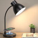 LED Desk Lamp for Home Office with Wireless Charger, Black — 1