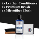 Cobbler's Choice Leather Conditioner Kit - Shoe Brush & Polishing Cloth — 2