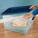 Sterilite Color Program, Large Clear Plastic Storage, 64 Quart, 6-Pack — 5