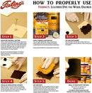 Fiebing's Leather Dye (4 Fl Oz, Mahogany) - Alcohol-Based, Penetrating, Permanent Dye for Shoes, Boots, Belts, Bags, Furniture - Includes Wool Dauber Applicator - Recolor & Restore Leathercraft — 3