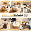 Lord Eagle 5-Speed Hand Mixer Electric With 4 Mixing Bowls Set
