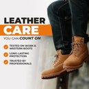Leather Boot Oil for Work & Cowboy Boots – Deep-Conditioning Formula, Restore and Protects Dry, Cracked Leather Boots & Shoes - 16oz — 7