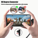 iPhone Charger 1ft 90 Degree MFi Certified Short Lightning Cable 2-Pack 9