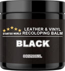 STARTSO WORLD Leather Recoloring Balm, Black Leather Repair Kit for Furniture, Leather Dye, Leather Color Restorer for Couches, Leather — 1