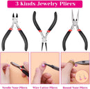 shynek 1857 Pcs Jewelry Making Supplies Kit for Adults, Jewelry Making Tools with Earring Hooks, Findings, Wires,… — 5