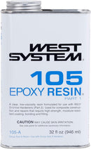 West System 105-A Epoxy Resin, Clear Pale Yellow — 1