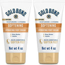 Gold Bond Softening Foot Cream, 4 Oz., Foot Lotion for Dry Feet (Pack of 2) — 1