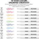 Grabie Micro Fineliner Pens, Set of 20 Multicolor Waterproof Drawing Pens | 20-Multicolor — 3