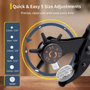 XOOL 2 in 1 Leather Hole Punch Eyelet Tool Kit, 3/16" 4.5mm Metal Eyelets for Fabric, Hole Puncher, Eyelet Pliers for Shoes Leather Clothes Belt | Hole Puncher × Eyelet Pliers — 3