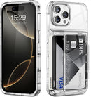ACANDYA for iPhone 16 Pro Max Case Wallet Clear with Credit Card Holder — 1