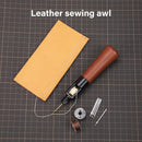 WUTA Repair Stitch Kit Leathercraft Stitch Awl Tool with 25 Colors 0.65mm Wax Thread, for Leather, Belt, Canvas, Fabric, Bag Repair Professional Stitcher Leather Craft Tool | Set D (Stitch Awl Kit+25 Colors 0.65mm Wax Thread) — 8