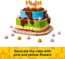 LEGO Birthday Party Cake - Building Toy for Boys & Girls, Ages 7+ - Birthday Decoration with 10 Candle Accessories - Craft for Kids - 40815 — 4