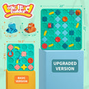 burgkidz STEM Road Build Puzzle: Teal Board, 200+ Chal. w/ 2 Cars — 3