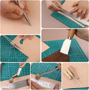 Jupean Leather Working Tools: Leather Tools for Leathers Working Kit | 70 Pcs — 8