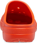 Crocs Unisex Adult Classic Low Profile Lightweight Slip-On Clogs – Lava — 3