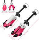 JJDPARTS Shoe Stretcher Women and Men,Pair 4-Way Shoe Expander Widener Adjustable Length & Width | rose — 3