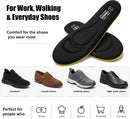 riemot 2 Pairs Memory Foam Insoles for Men 8mm Cushioning Black US10/EU43 - Black 2 Pairs — 7