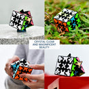 Gear Speed Cube 3x3,Embedded Tile Design Magic Cube 3x3x3 Puzzles Toys — 3
