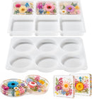 LET'S RESIN 12 Cavity Extra Deep Resin Coaster Molds, Large Silicone Molds — 1