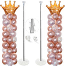 Balloon Column Stand Kit Set of 2, 7ft Height Adjustable Balloon Arch Kit, Metal Telescopic Pillar Balloon Stand, Birthday Party, Graduation, Wedding Christmas Decorations — 1