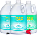 Deep Pour Epoxy Resin 1.5 Gallon 2-4" Inch Pour Depth Low Viscosity Crystal Clear & High Gloss, Bubble-Free Casting… — 1