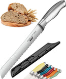 Orblue Serrated Bread Knife with Upgraded Stainless Steel Razor Sharp Wavy Edge - Bread Cutter Ideal for Slicing… — 1