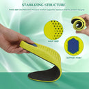 2 Pairs Memory Foam Insoles for Men Women, Gel Heel Pad - Green — 4