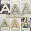 40 Inch Beige OH BABY Balloon for Baby Shower, Large Cream White Oh Baby Balloons Letters with Ribbon, Neutral Ivory Alphabet Oh Baby Balloon Banner Sign for Gender Reveal Backdrop Party Decorations | Cream - Oh Baby — 2