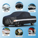 10 Layers Truck Cover Waterproof All Weather. Pickup Truck Cover Rain UV Protection. Length: 206-215 inches, Universal Fit Most Regular Cab Short Box Ford F100 Chevy C10 S10 Ram 150 250. — 6