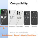 HOOMIL Case for iPhone 16 Pro Max 6.9-Inch, Non-Yellowing, Drop Protection, Anti-Scratch Transparent Hard Back Phone Cover - Crystal Clear — 2