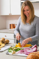 Cutting Boards for Kitchen - BPA-Free Chopping Board - Different Sizes & Non Slip Handles - Reversible, Large… — 3