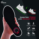 Carbon Fiber Insole - 1 pc, Men 6.5-7, Women 7.5-8 - Orthotic Insole - Black-1 Pc — 5
