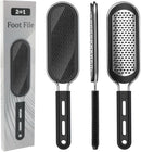 FREATECH Dual-Sided Foot File, Callus Remover with Nano Glass & Metal Surface, Professional Pedicure Tool for Hard Cracked Dead Skin, Foot Rasp for Heel Care, Exfoliation & Smoothing, Home Spa Shower — 1