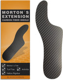 Morton's Extension Orthotic,Carbon Fiber Insole,Rigid Foot Support Insert for Morton's Toe,Turf Toe,Hallux Rigidus,Arthritis,1 piece 25.5cm(Men Size 9/Women 10) — 1