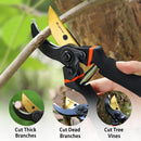 Kynup 3Pack Pruning Shears, Garden Shears, Pruning Shears for Gardening, Gardening Shears Scissors Clippers, Garden Tools Set with Gloves, Stainless Steel, Soft Grip Handle | Classic — 4