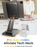 LISEN iPad Stand Tablet Holder for Desk, Kindle Accessories Stand for Apple photo 4
