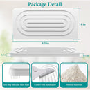 Water Absorbing Stone Tray, Quick Drying Diatomite Bathroom Tray Countertop, Stone Drying Mat for Kitchen Counter,… — 2
