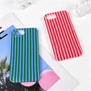 Cute Striped Case for iPhone 16e/17e 6.1",Pink/Yellow — 5