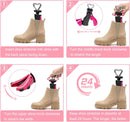 Boot Shoe Stretcher for Men, Shoe Tree Expander Women Stretch Width & Length, Adjustable Unisex Boot Wide Feet. | pink — 4