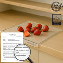 Acrylic Cutting Board with Counter Lip, Clear Cutting Boards for Countertop Protector, Non-Slip Cutting Board for… — 4