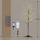 Lightshare Cherry Blossom Tree 6FT 208 LED Lighted Tree Multicolor with Remote Contrl for Decoration Inside and Outside, Home Patio Wedding Festival Christmas Decor — 5
