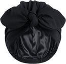 Ababalaya Satin Lined Beanies for Women Chemo Headwear Sleep Cap — 1