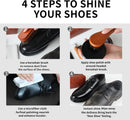 Black Brown Shoe Polish Kit Saddle Soap Mink Oil Shoe Shine Kit | Black Polish 7pcs — 3
