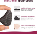 Anti Slip Foot Pads for High Heels - Heel Slip Stopper with Strong Adhesive Toe Grips, Slip Resistant Honeycomb Grip Stops Feet from Sliding Forward in Stiletto, Pumps & Slingbacks (12 Pairs) - Black | 12 Pairs — 2